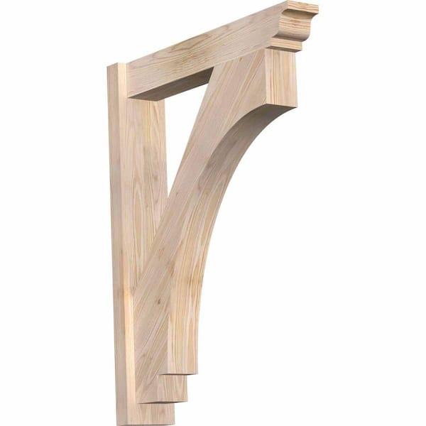 Ekena Millwork 6 in. x 36 in. x 28 in. Douglas Fir Imperial Traditional Smooth Outlooker