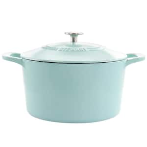 7-qt. Enameled Cast Iron Dutch Oven with Lid in Blue