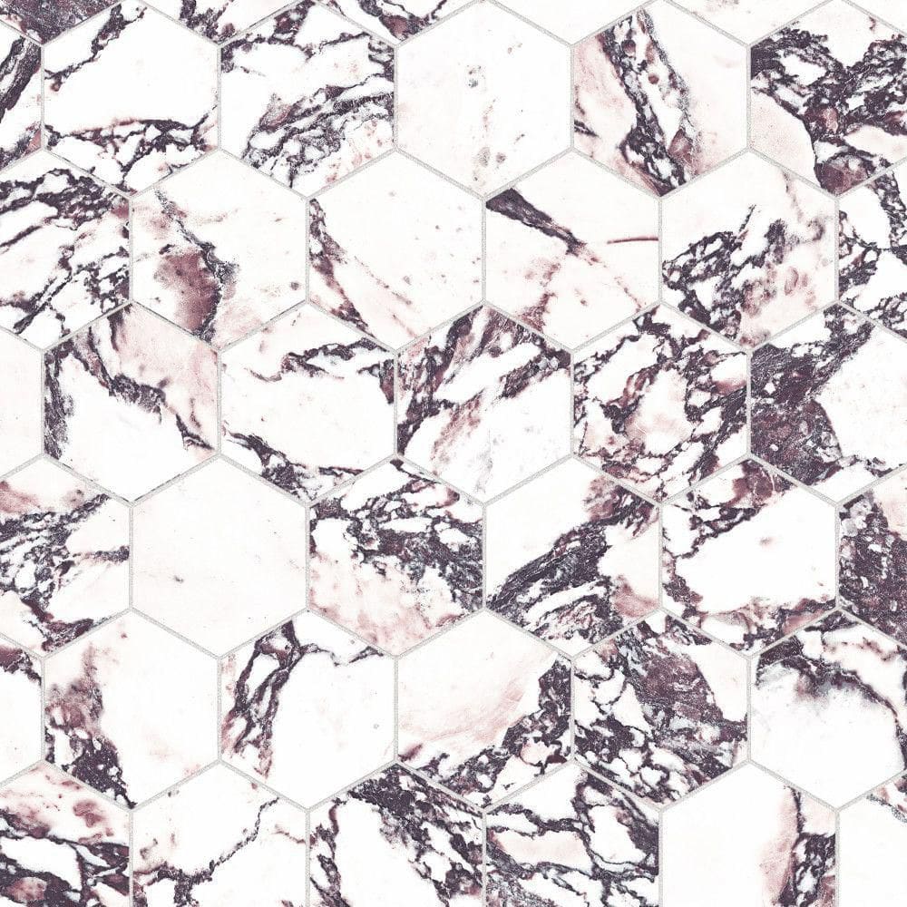 Touche 4 in. Hex Rubis 12 in. x 14 in. Porcelain Floor and Wall Mosaic Tile (6.78 sq. ft./Case) price history on PriceWatchPro