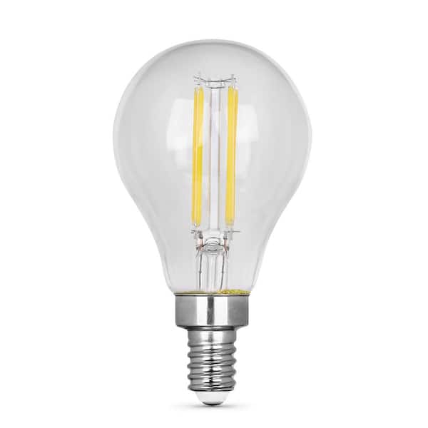 Feit Electric 60 Watt Equivalent A15, Bright White Ceiling Fan Light Bulbs