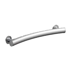22 in. Curved Bar with Wide Grip in Nickel