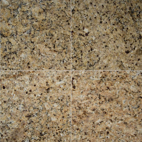 MSI St. Helena Gold 12 in. x 12 in. Polished Granite Floor and Wall Tile (10 sq. ft. / case)