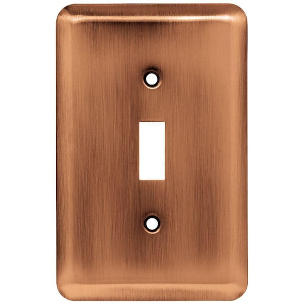 Liberty Copper 1-Gang Toggle Wall Plate (1-Pack)