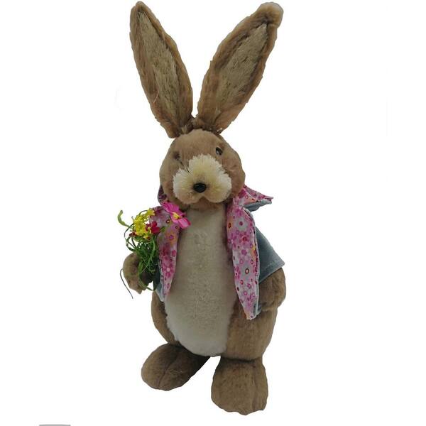 8 Brown Sisal Bunny Rabbit Easter Figure