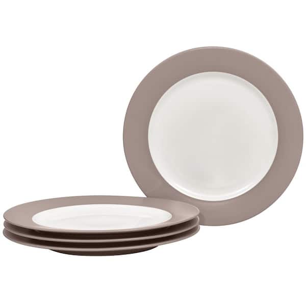 Noritake Colorwave Clay 11 in. (Tan) Stoneware Rim Dinner Plates (Set of 4)