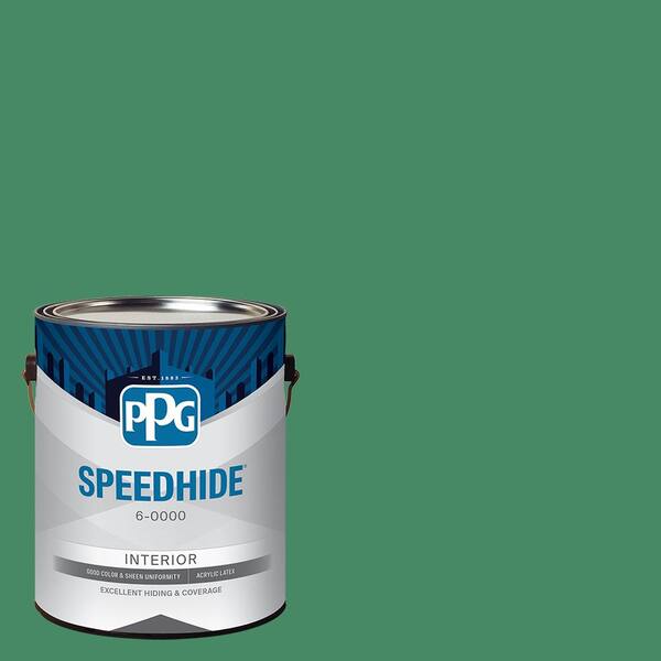 SPEEDHIDE 1 gal. PPG1132-6 Mallard Green Eggshell Interior Paint