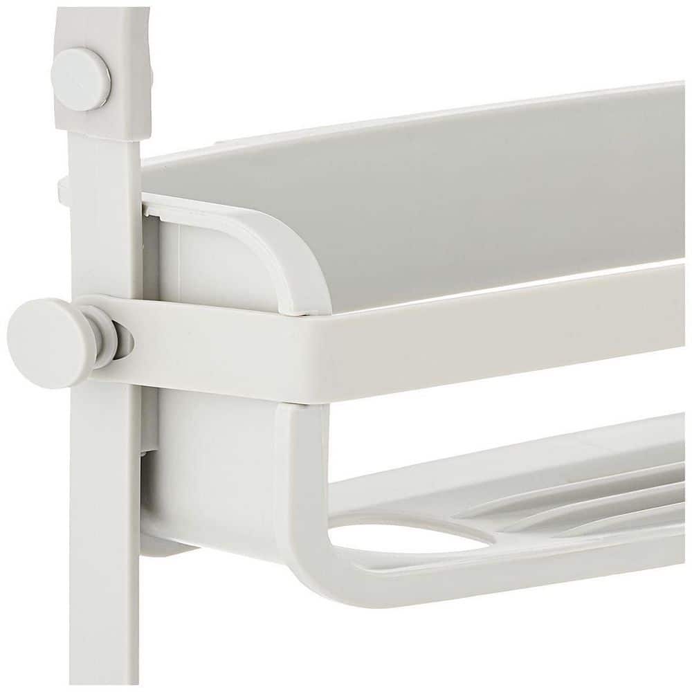 Minimalist Grey Flex Silicone & Plastic Shower Caddy