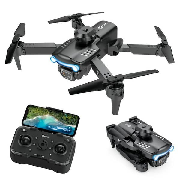 Drones with Camera for Adults Kids, Foldable RC Quadcopter, Helicopter  Toys, 1080P FPV Video Drone for Beginners, 2 Batteries, Carrying Case, One  Key