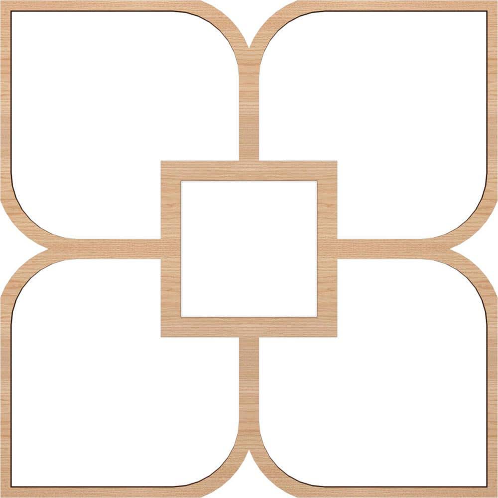 Large Olivia Fretwork 3/8 in. x 7 ft. x 7 ft. Brown Wood Decorative Wall Paneling 1-Pack price history on PriceWatchPro