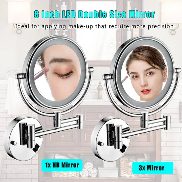 Small light online up makeup mirror