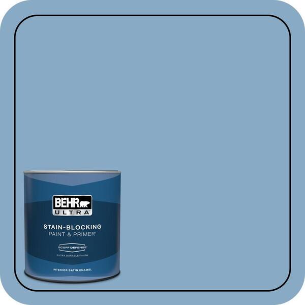 BEHR ULTRA 1 qt. #570D-4 Colorado Springs Extra Durable Satin Enamel Interior Paint & Primer