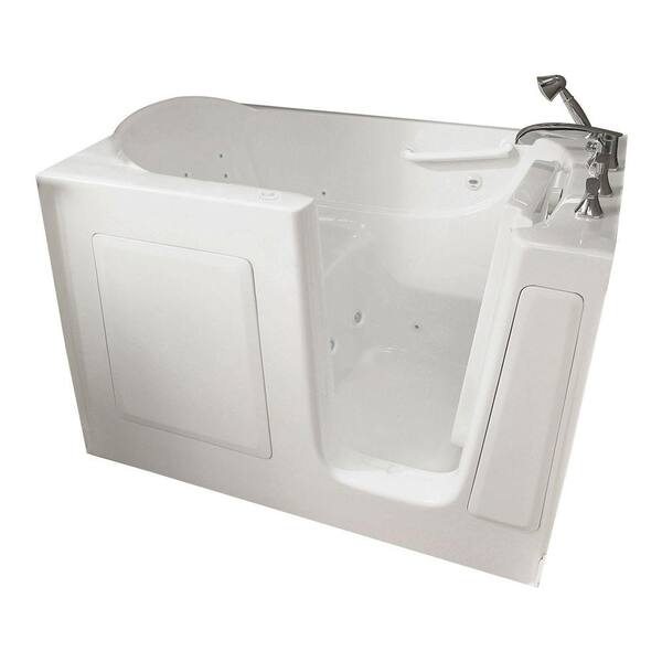 American Standard Gelcoat Standard Series 60 in. x 30 in. Walk-In Whirlpool Tub with Quick Drain in White