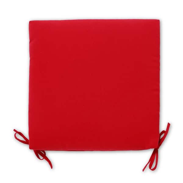 RST Brands Jockey Red 17 in. x 17 in. Outdoor Chair Cushion