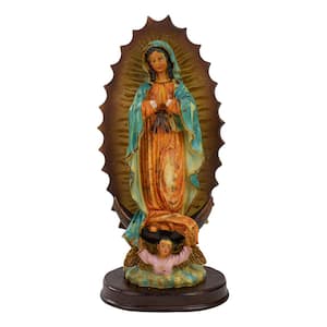 9 .25" Our Lady of Guadalupe and Baby Jesus Religious Figurine