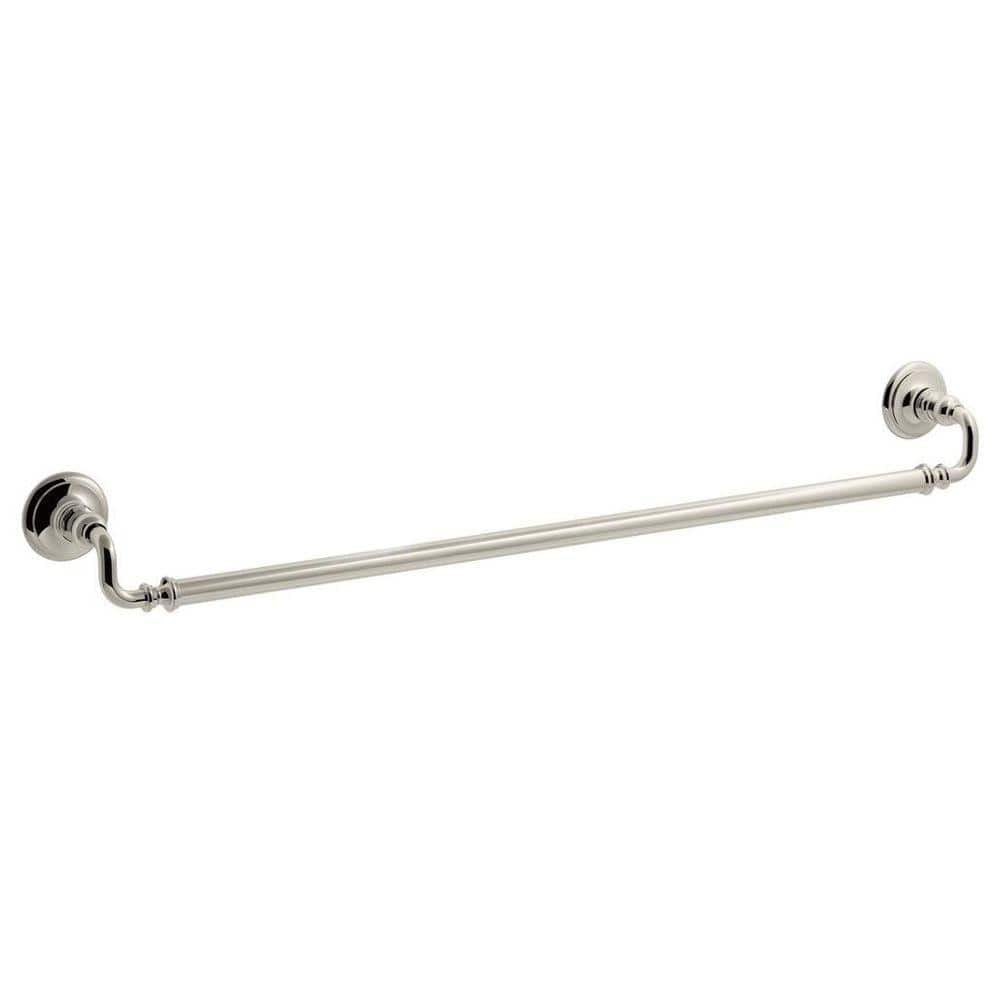 KOHLER Artifacts 30 in. Towel Bar in Vibrant Polished Nickel K-72569-SN ...