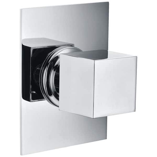 ALFI BRAND Single-Handle Shower Diverter with Sleek Modern Design in Polished Chrome