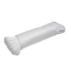 1/4 in. x 200 ft. Braided Polyester Clothesline, White