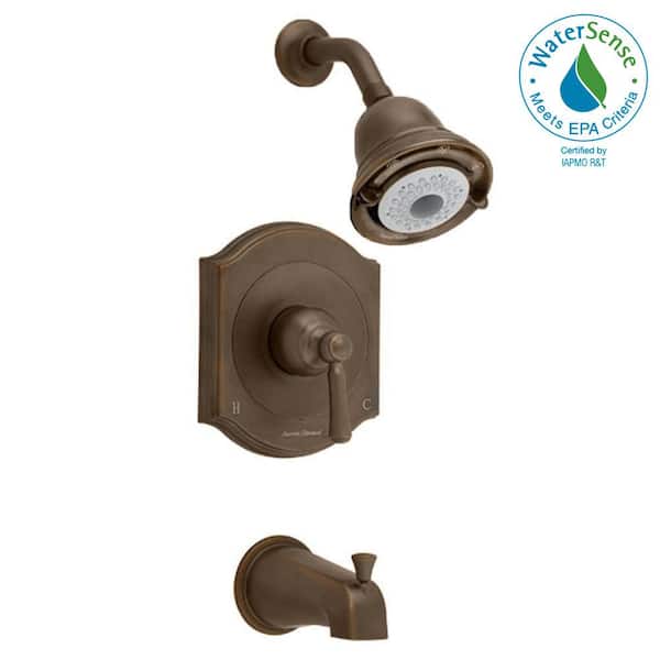 American Standard Portsmouth 1-Handle Tub and Shower Faucet Rectangle Trim Kit in Oil Rubbed Bronze (Valve Sold Separately)