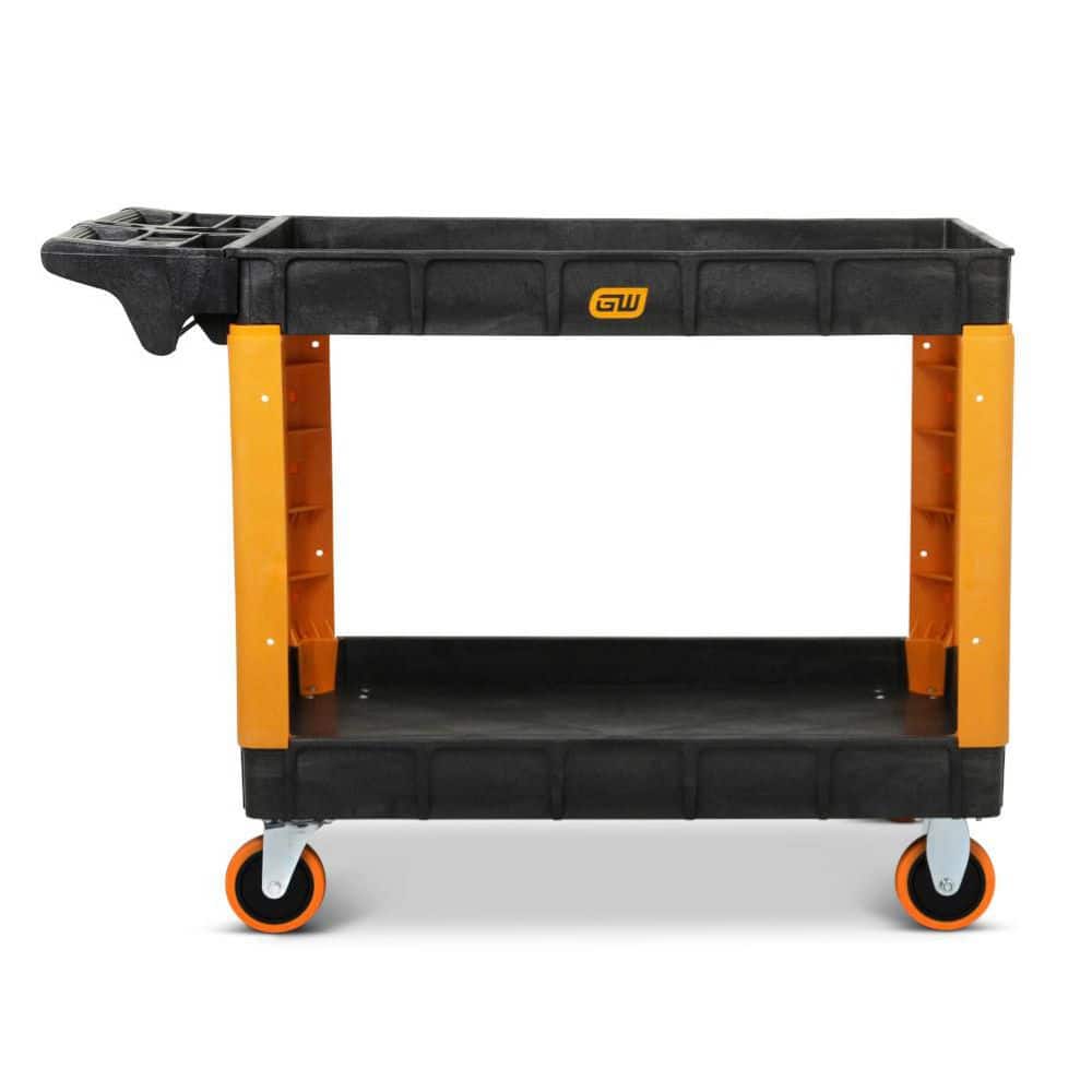 47 in. W 2-Shelf Heavy Duty Utility Cart price history on PriceWatchPro