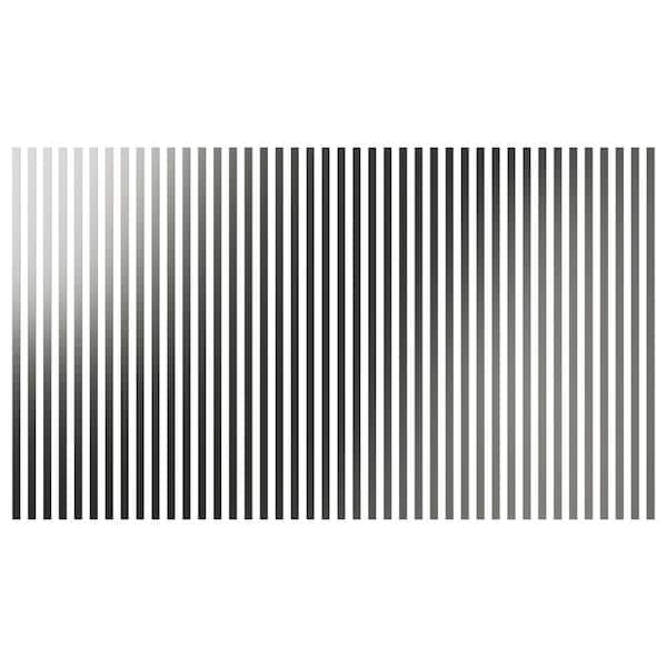Ekena Millwork Adjustable Slat Wall 1/8 in. T x 1 ft. W x 4 ft. L Silver Mirror Acrylic Decorative Wall Paneling (42-Pack)