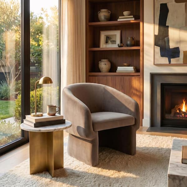 Susie Dark Brown Arm Chair