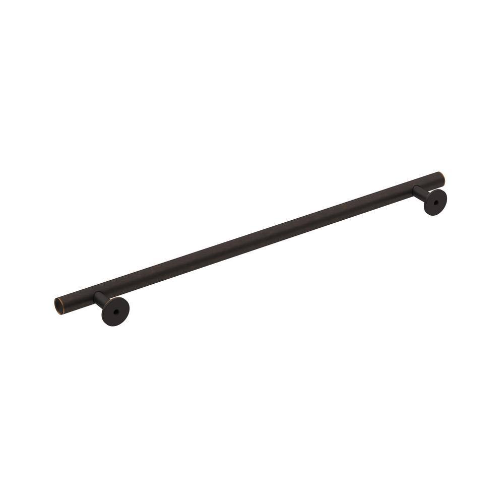 Modern Oil-Rubbed Bronze Bar Cabinet Pull with Mounting Hardware