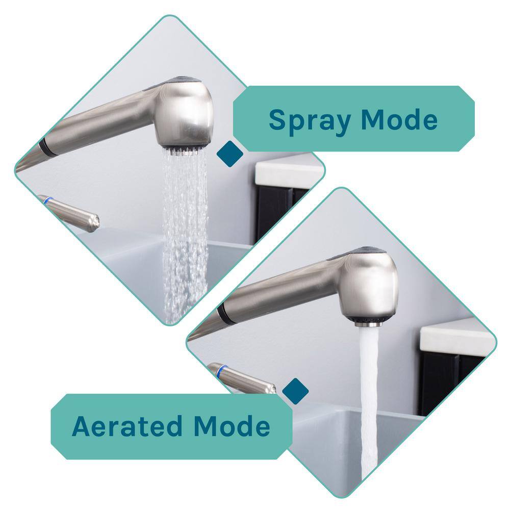 Gray Thermoplastic Freestanding Utility Sink with Stainless Steel Faucet