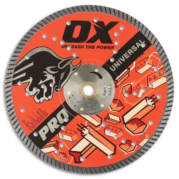 Professional Universal 9 in. 7/8 in. - 5/8 in. Bore Diamond Blade