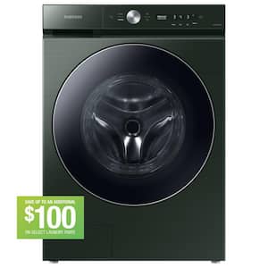 Bespoke 5.3 cu. ft. Ultra-Capacity Smart Front Load Washer in Forest Green with AI OptiWash and Auto Dispense