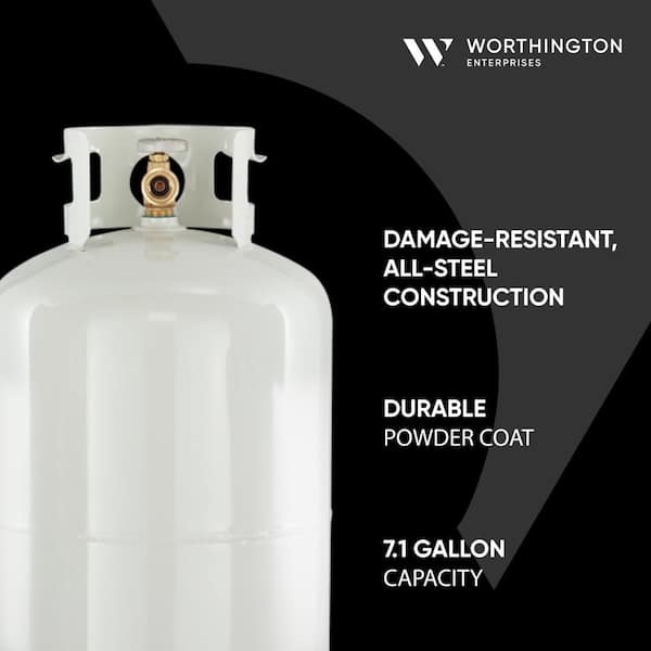 Worthington Pro Grade 30 lb. Empty Propane Tank 303954 The Home Depot