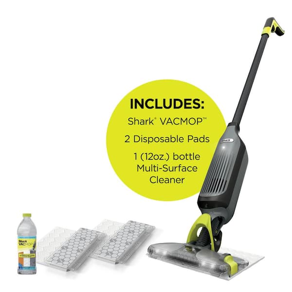 Shark VACMOP Pro Cordless Hard Floor Combo Vacuum & Spray Mop for Tile, Laminate & Wood Surfaces with No-Touch Disposable Pad