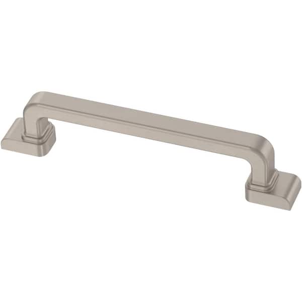 Liberty Art Deco Streamline 3-3/4 in. (96 mm) Modern Satin Nickel Cabinet Drawer Pull