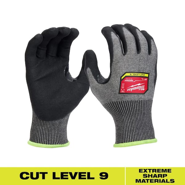 Milwaukee X-Large High Dexterity Cut 9 Resistant Nitrile Dipped