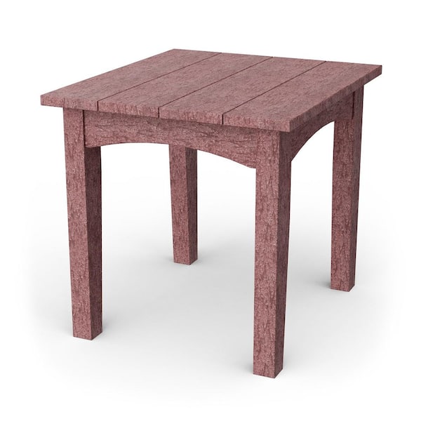 Wildridge Heritage Cherrywood HDPE Plastic Outdoor Deep Seating End Table