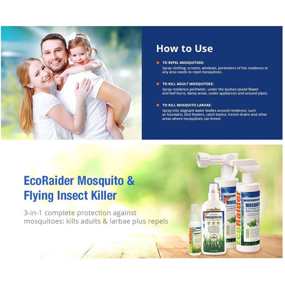Buy Mosquito Hose Spray Concentrate EcoVenger by EcoRaider 32OZ, Triple