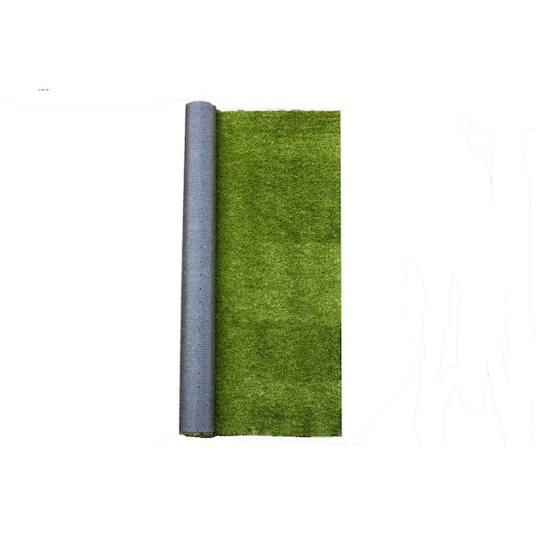 TrafficMaster Pet 7.5 ft. x 13 ft. Green Artificial Grass Rug 566372 - The  Home Depot