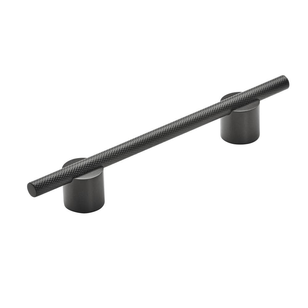 Transcendent 5-1/16 in. (128mm) Modern Matte Black Bar Cabinet Pull