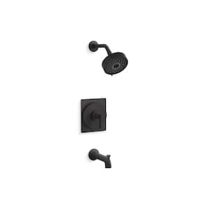 Castia By Studio McGee Rite-Temp Tub & Shower Faucet Trim Kit 1.75 GPM in Matte Black