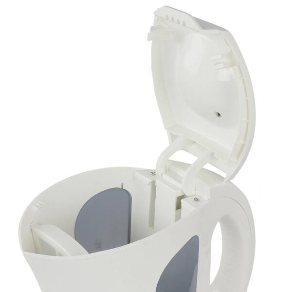 MegaChef 1.7Lt. Plastic Electric Tea Kettle- White
