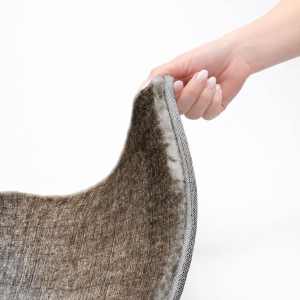 Dream Shag Premium Machine Washable Abstract ADS569 Chocolate 8 ft. x 10 ft. Area Rug