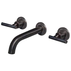 Kennedy 2-Handle Wall Mount Bathroom Faucet in Oil Rubbed Bronze
