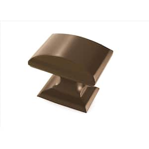 Candler 1-1/4 in (32 mm) Length Caramel Bronze Square Cabinet Knob