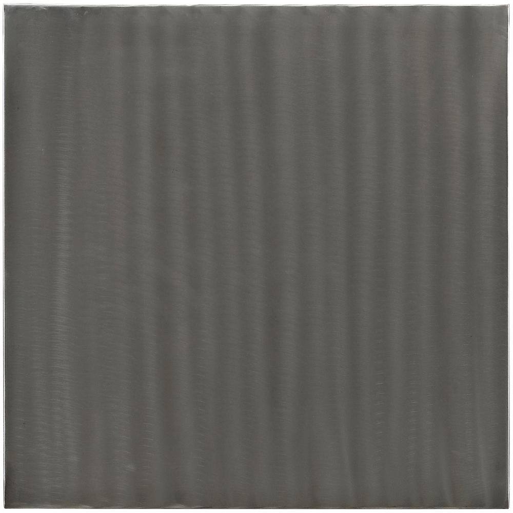 Gunmetal Gray Steel Square Bar Table