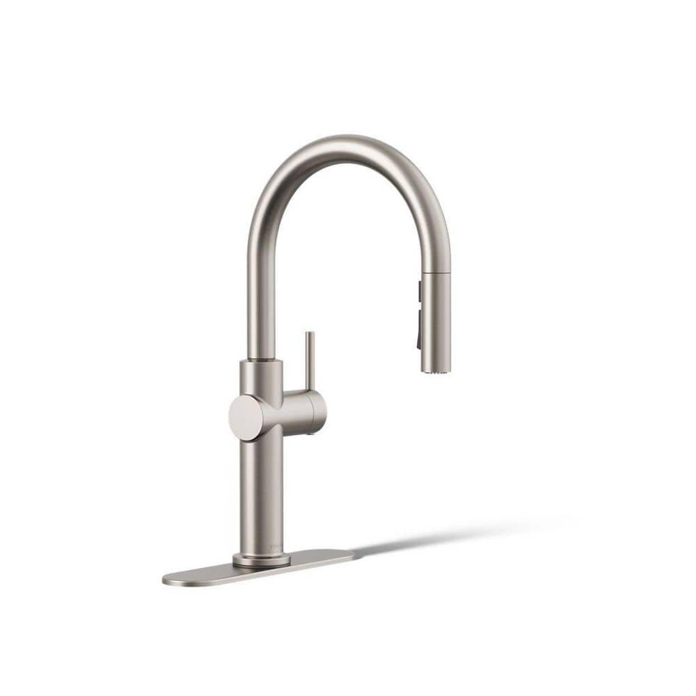 KOHLER Crue Single-Handle Pull-Down Sprayer Kitchen Faucet in