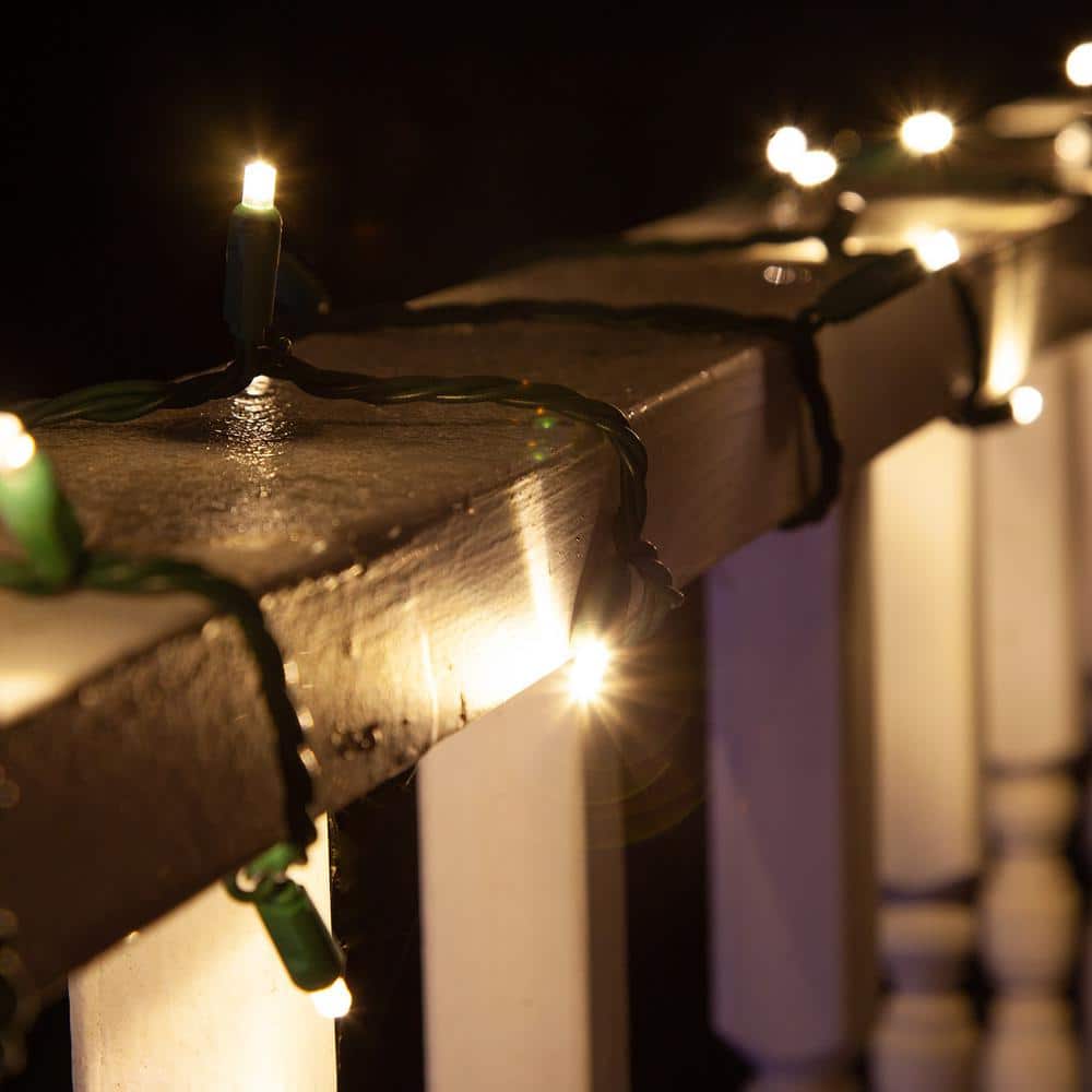 Warm White LED Twinkle Outdoor Christmas Tree Lights