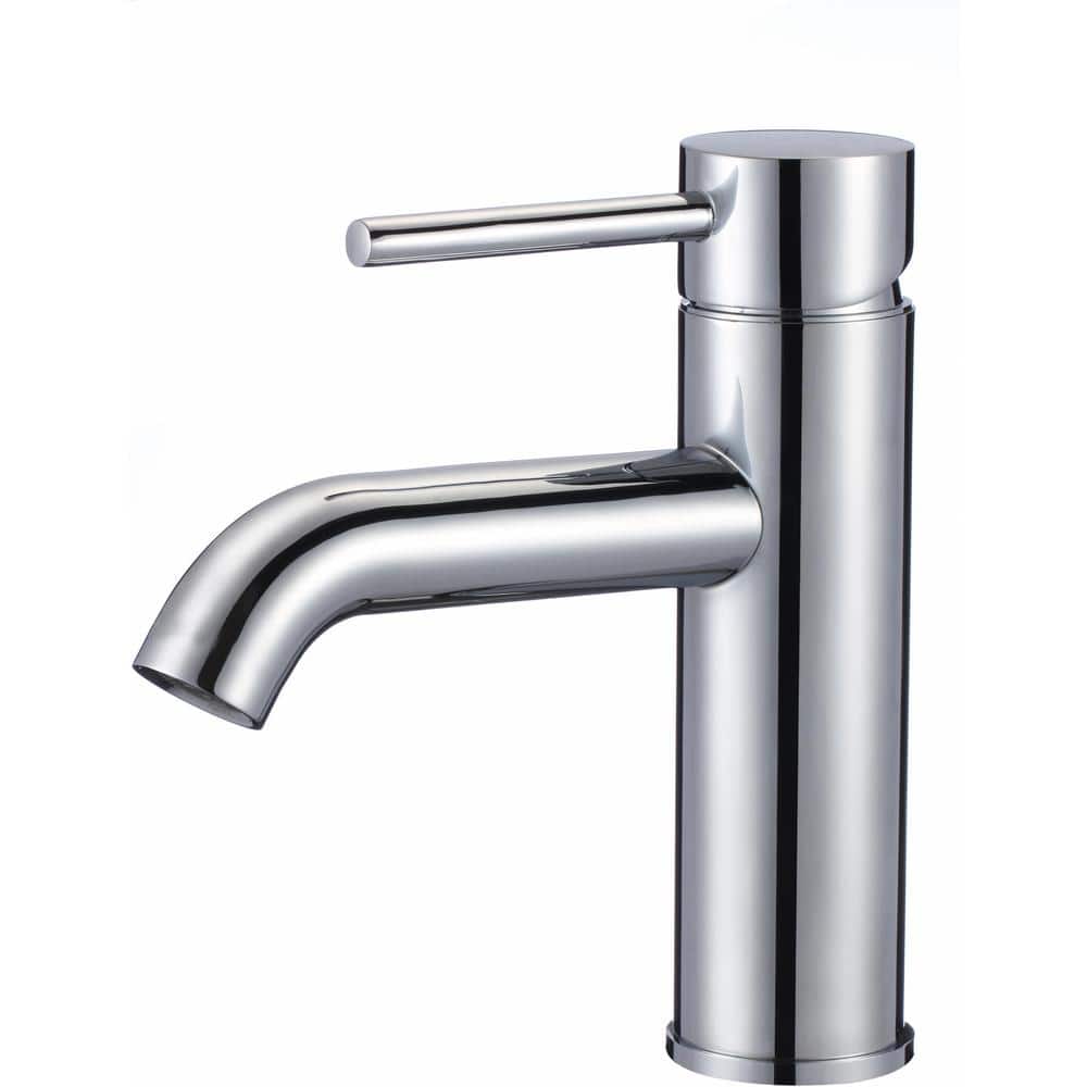 Roxy Single Handle High Arc Deck Mount Bathroom Faucet with Deckplate Inclu