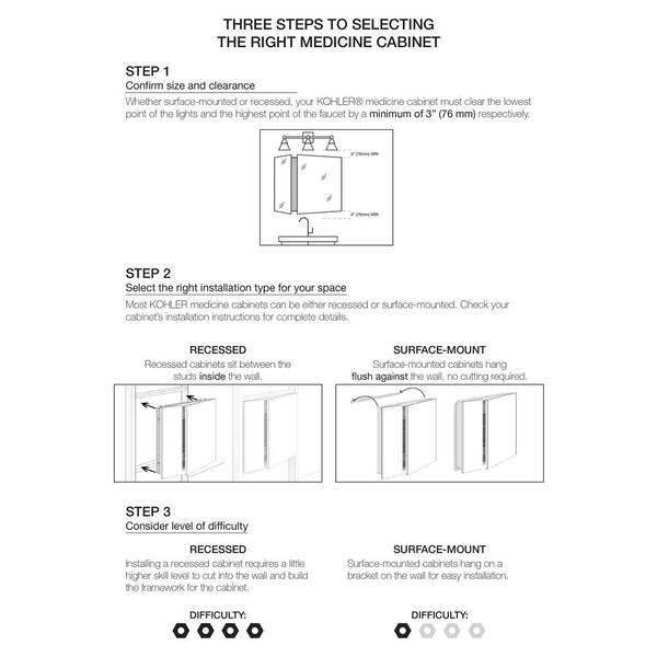 CLC 30 in. x 26 in. Recessed or Surface Mount Medicine Cabinet CLC 30 in. x 26 in. Recessed or Surface Mount Medicine Cabinet