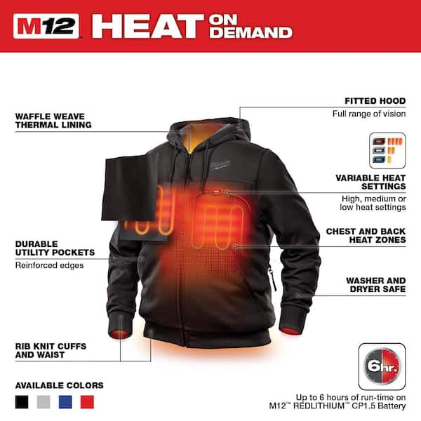 home depot heated hoodie