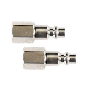 1/4 in. Industrial Steel Plug Set with 1/4 in. Female NPT (2-Piece)