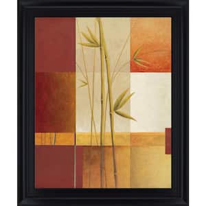 28 in. x 34 in. "Contemporary Bamboo I" By Estudio Arte Framed Print Wall Art
